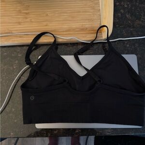 lululemon athletica Black Strappy Sports Bra